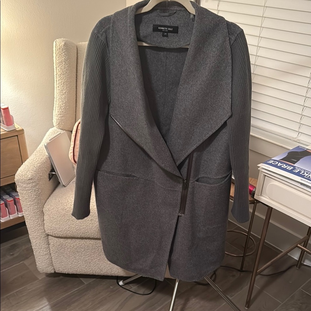 Kenneth Cole Gray Trench Coat for Women